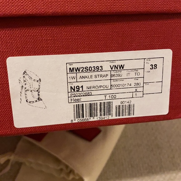 Valentino Rockstud Black Pumps Patent Ankle Strap - Picture 8 of 9